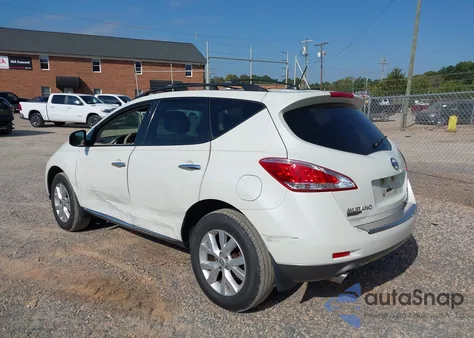 2011 Nissan Murano S z USA, uszkodzony, nr VIN JN8AZ1MW9BW176189